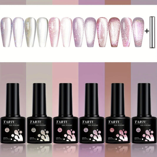 6pc Cat Eye Gel Polish Set