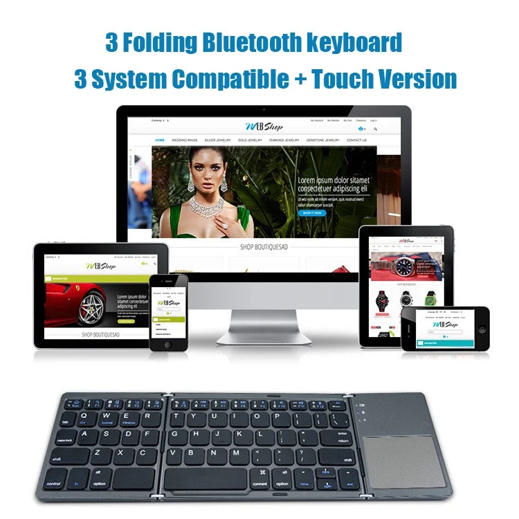Foldable Bluetooth Keyboard