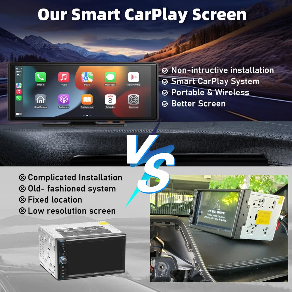 Portable Wireless CarPlay Stereo