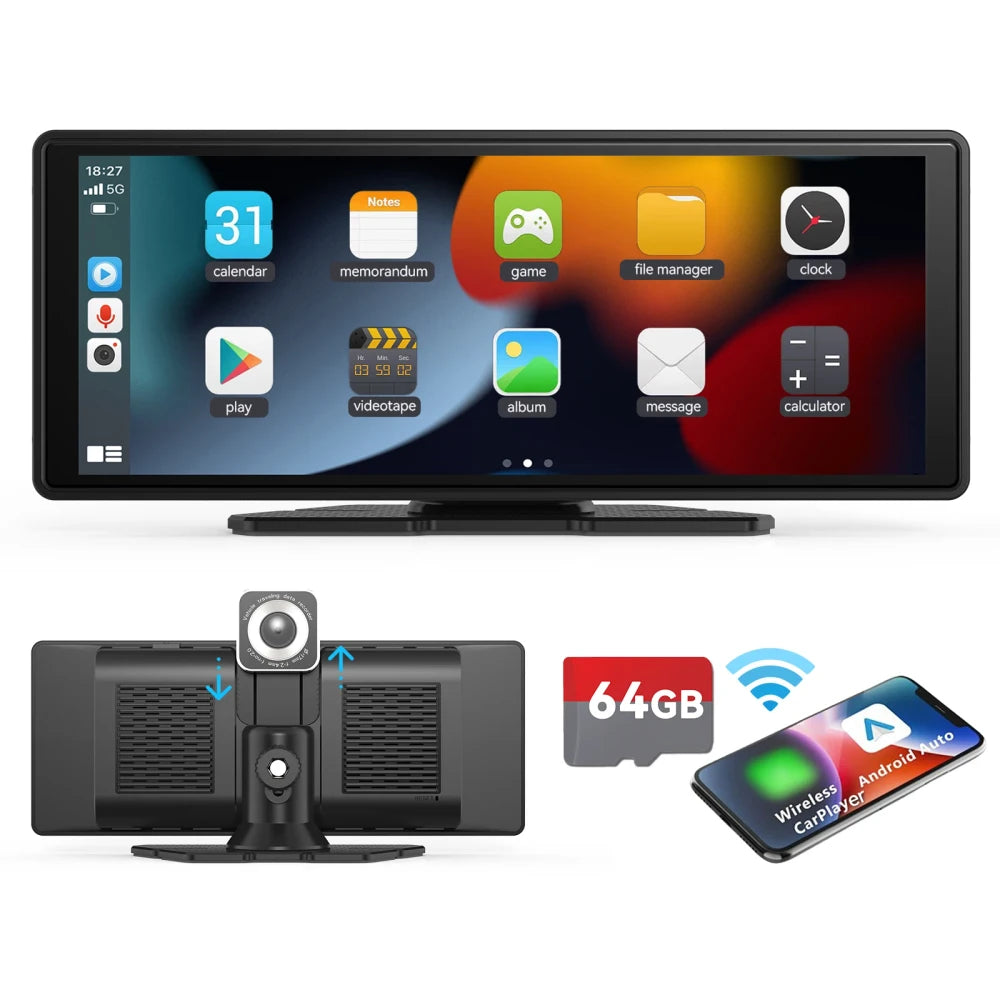 Portable Wireless CarPlay Stereo