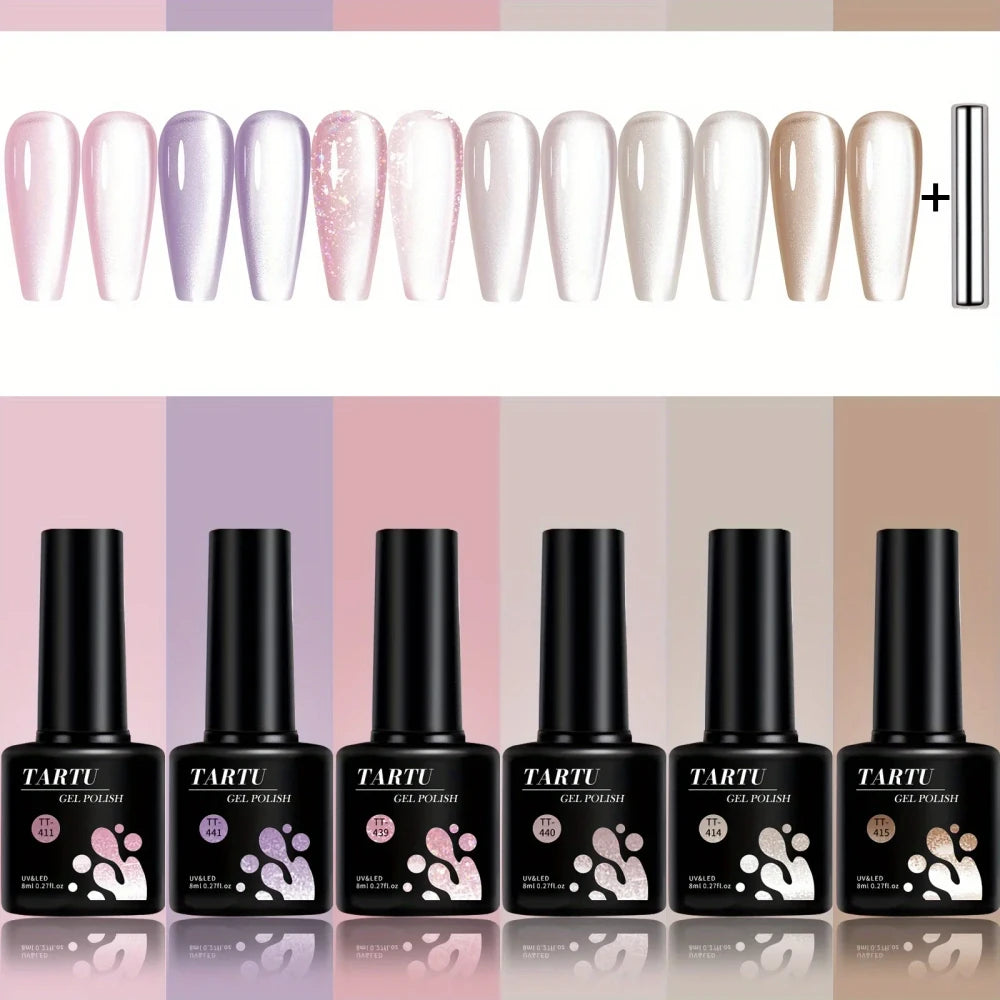 6pc Cat Eye Gel Polish Set