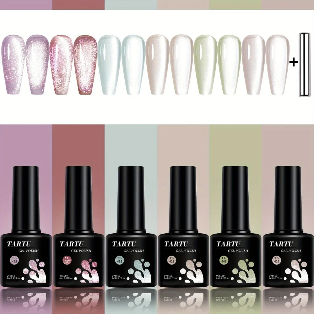 6pc Cat Eye Gel Polish Set