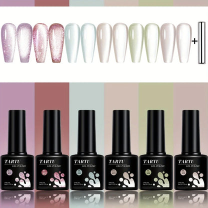 6pc Cat Eye Gel Polish Set