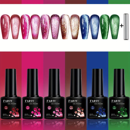 6pc Cat Eye Gel Polish Set