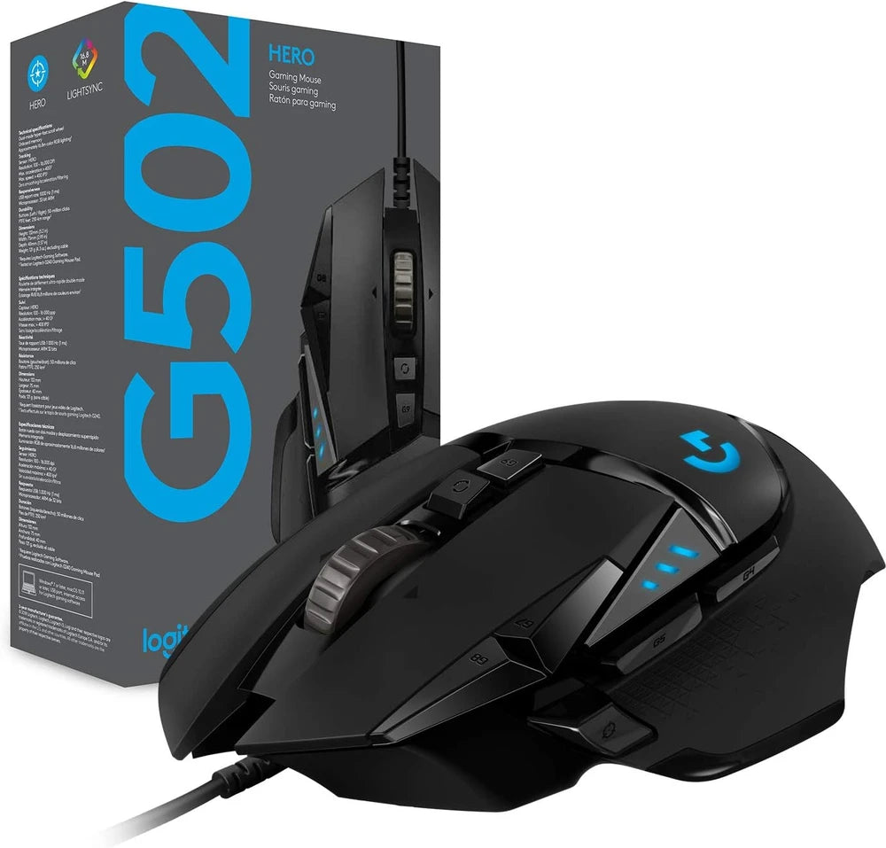 Logitech G502 HERO Wired Gaming Mouse
