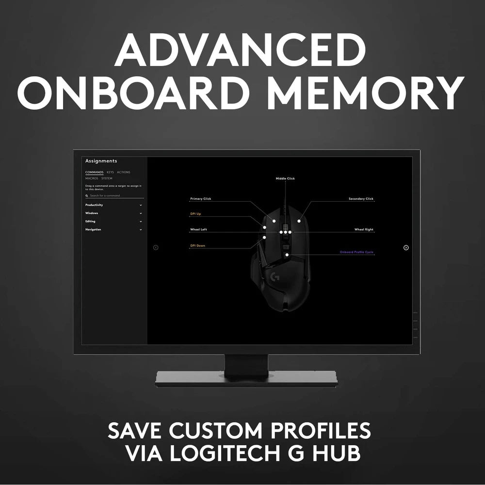 Logitech G502 HERO Wired Gaming Mouse
